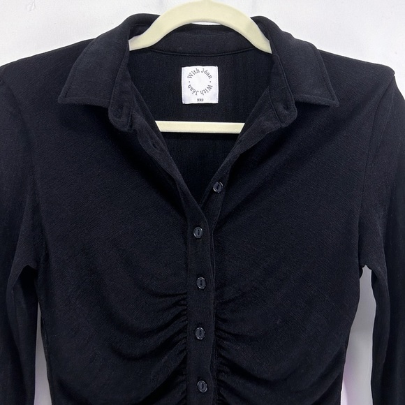 With Jean Black Long Sleeve Dress - Picture 5 of 10